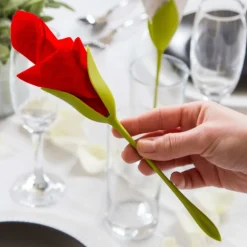 4 Rose Servietholdere