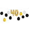 40 Års Ballonguirlande