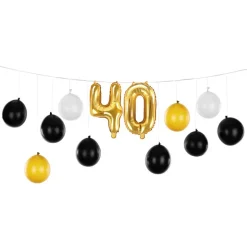 40 Års Ballonguirlande