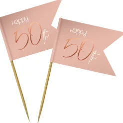 50 Års Cocktailpinde Lush Blush
