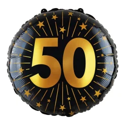 50 Års Golden Celebrations Folieballon