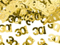 30 Års Konfetti Guld