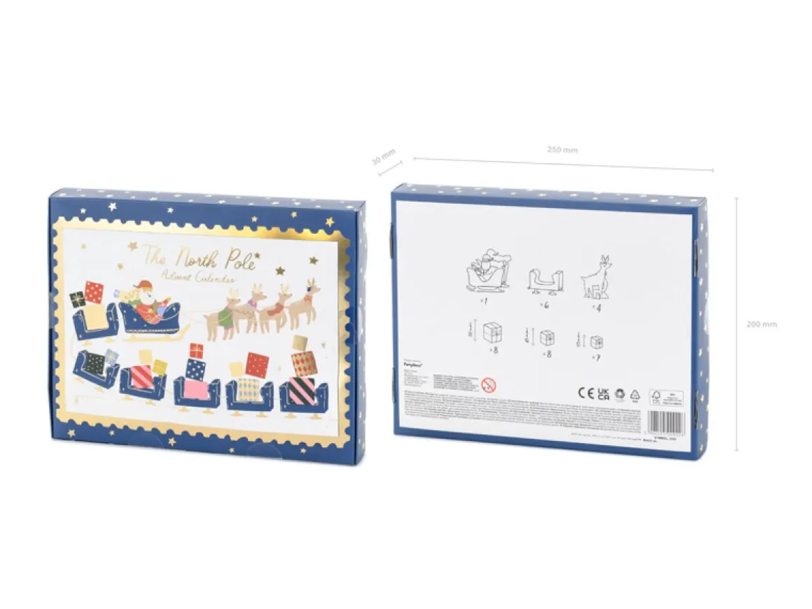 Adventskalender Julemandens Slæde