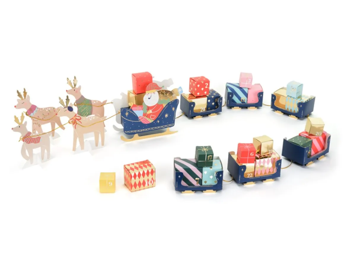 Adventskalender Julemandens Slæde