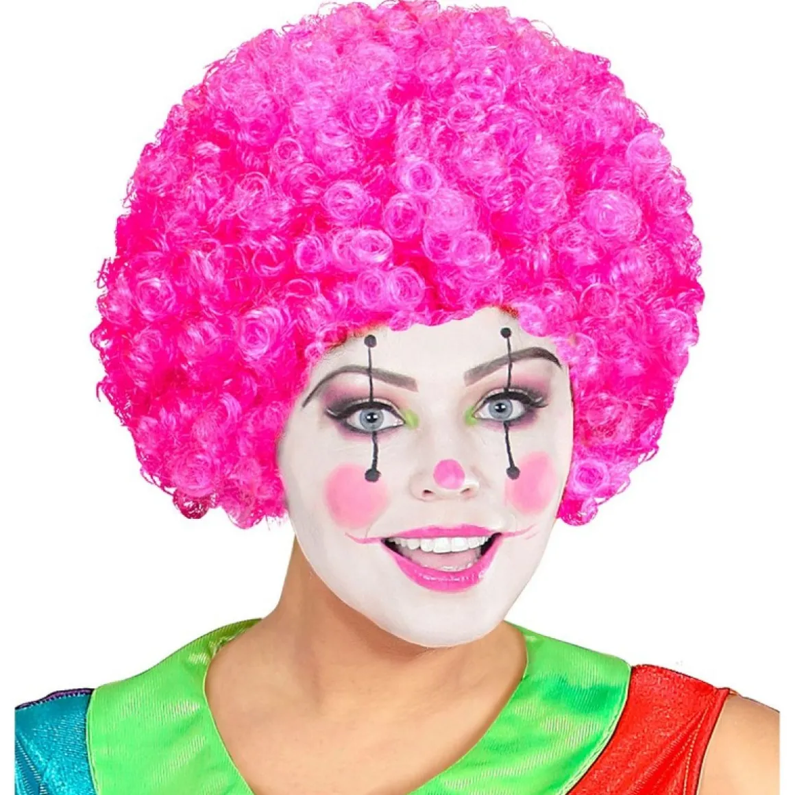 Afro Klovneparyk Pink