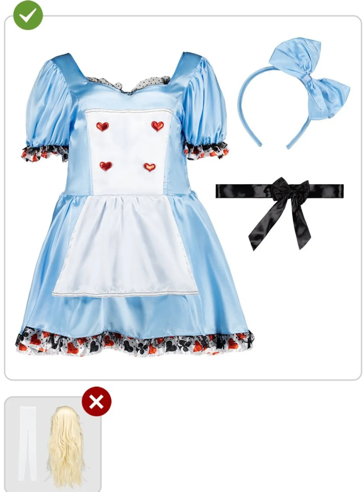 Alice I Eventyrland® Deluxe Kostume