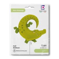Alligator Folieballon Grøn