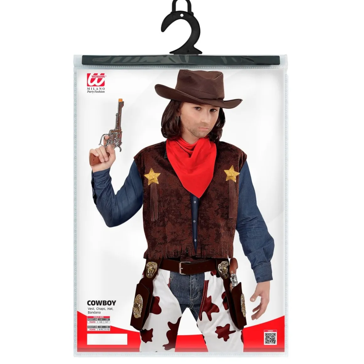 Amerikansk Cowboy Børnekostume