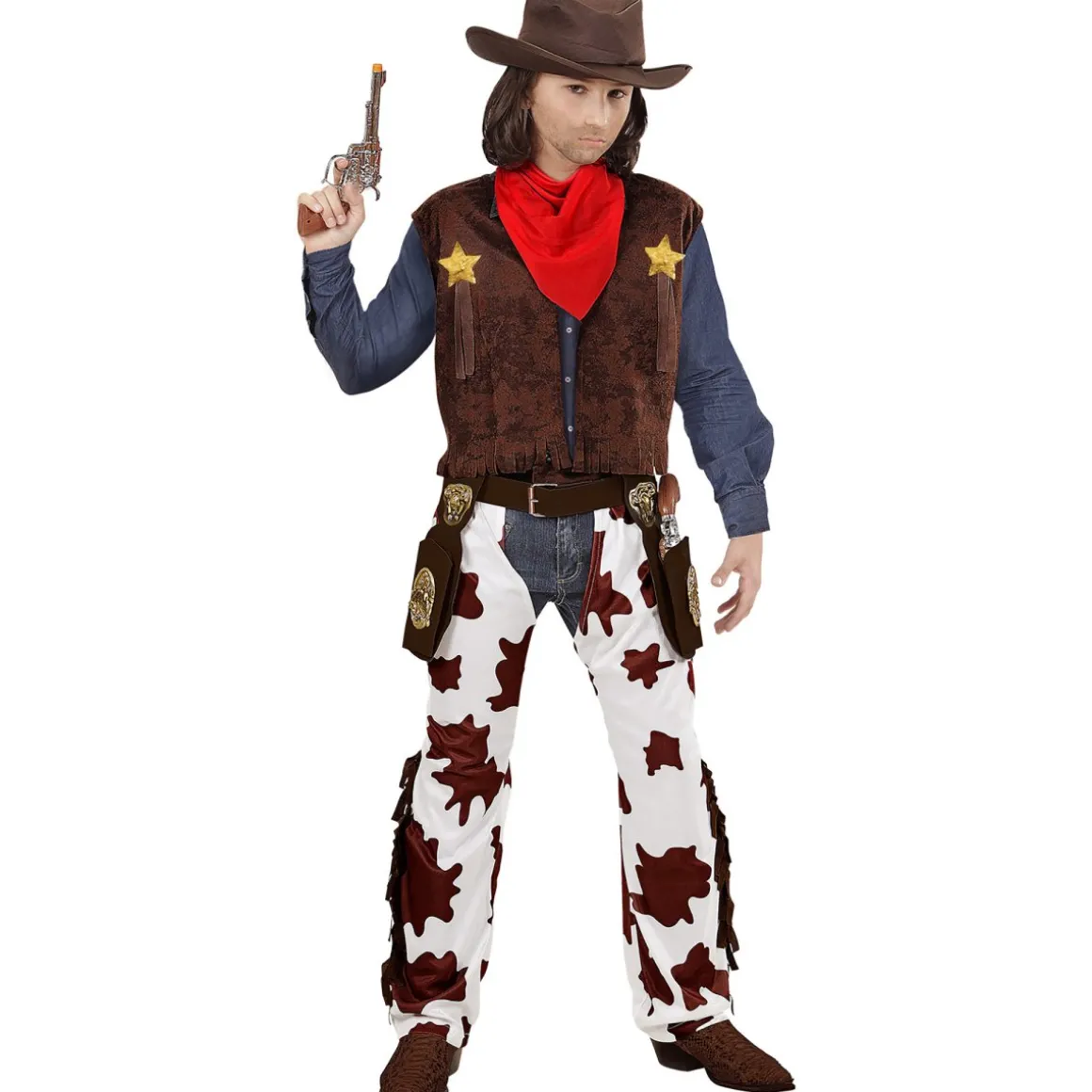 Amerikansk Cowboy Børnekostume
