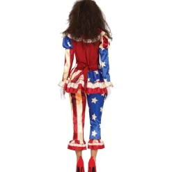 Amerikansk Horror Klovn Kjole Kostume