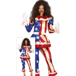 Amerikansk Horror Klovn Kjole Kostume