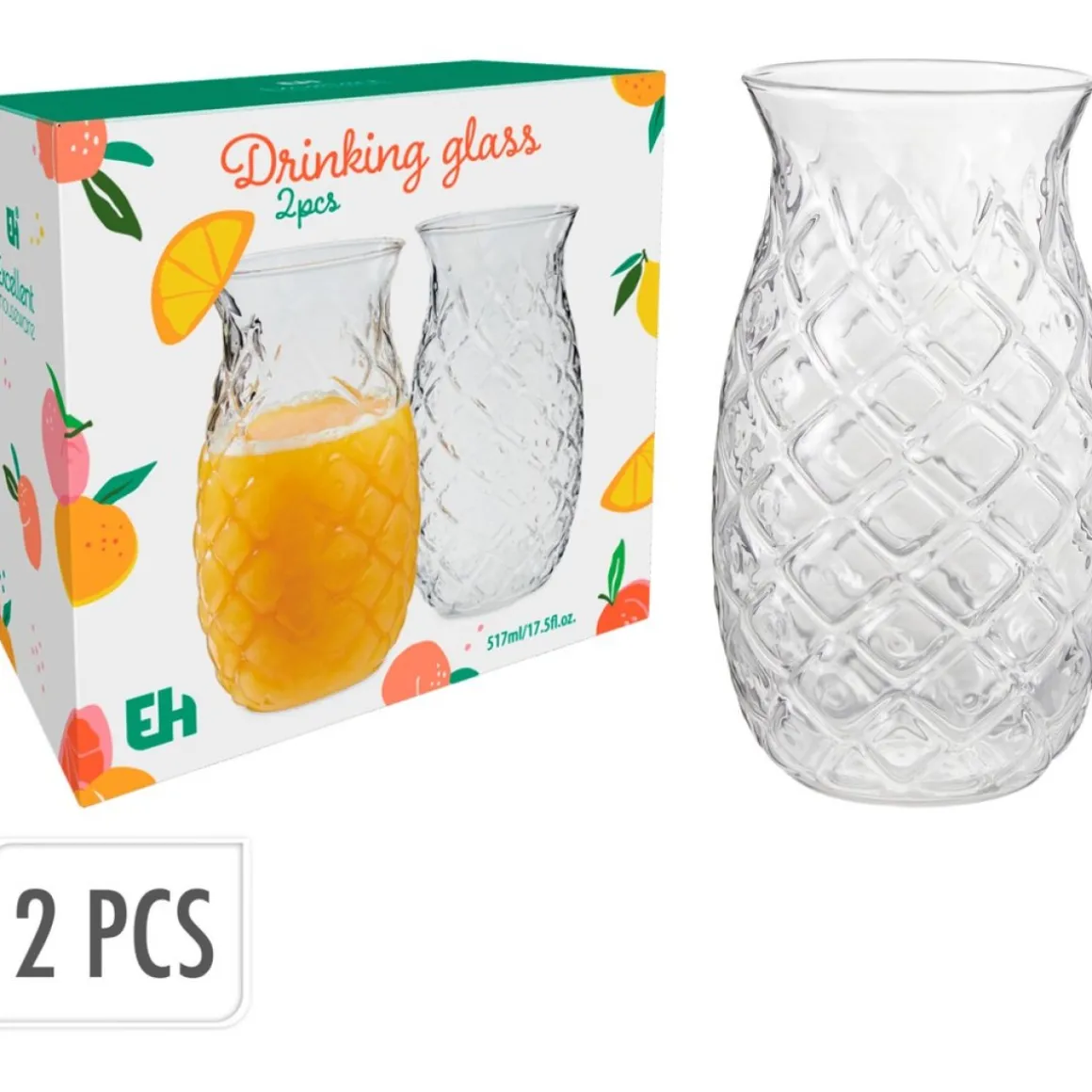 Ananas Drikkeglas