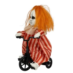 Animeret Dukke På Cykel