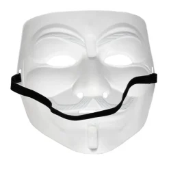 Anonymous Maske Hvid