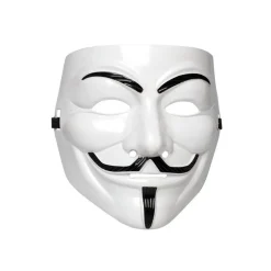 Anonymous Maske Hvid