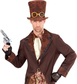 Autentisk Western Revolver Sølv