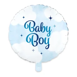 Baby Boy Folieballon Lyseblå