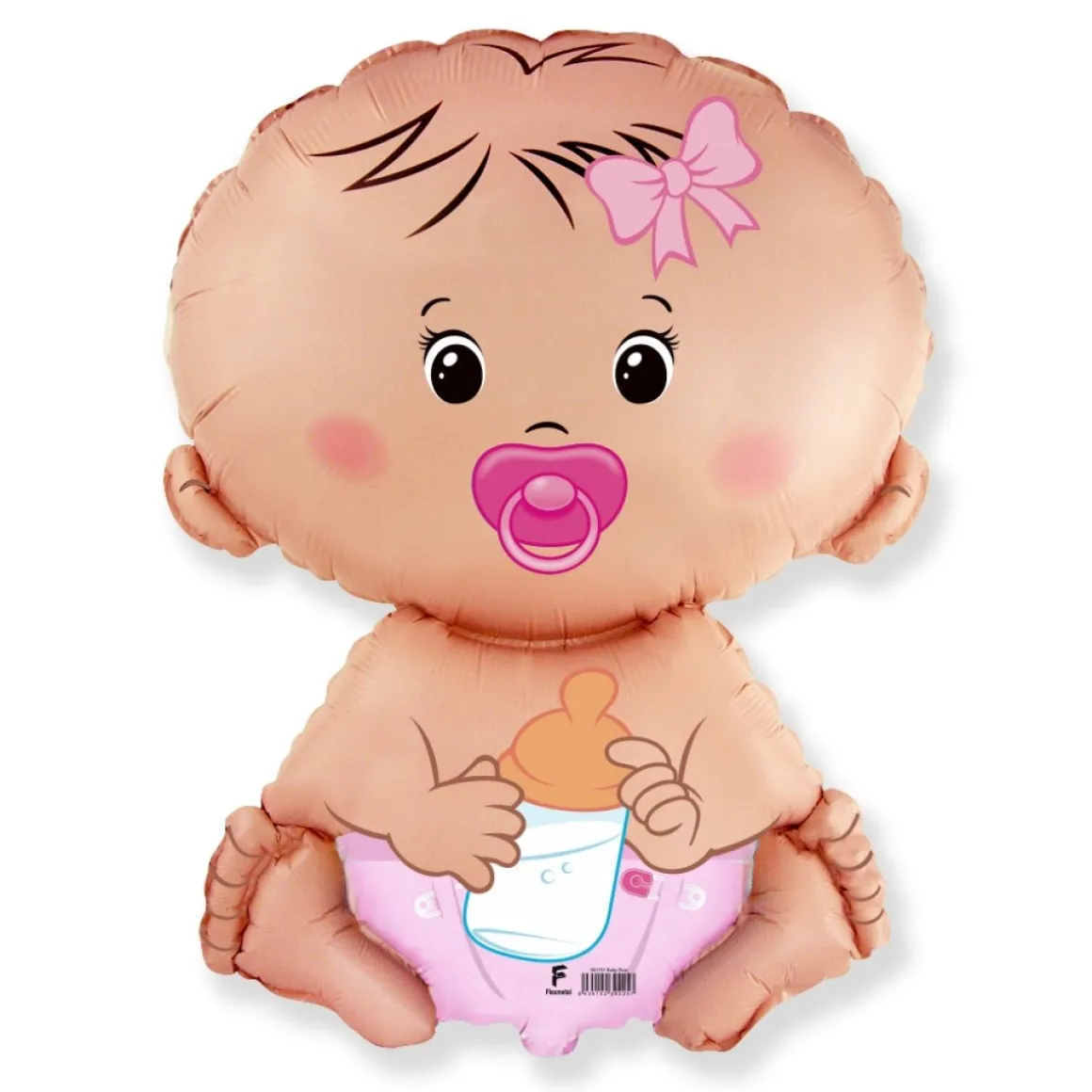 Baby Folieballon Lyserød