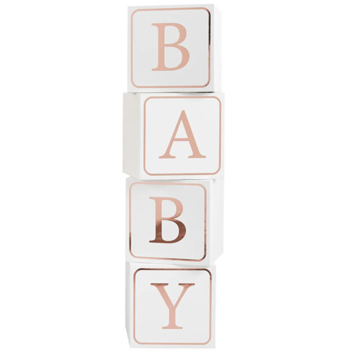 Baby Dekorations Klodser Hvid/Rosaguld