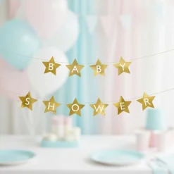 Babyshower Guirlande Guld