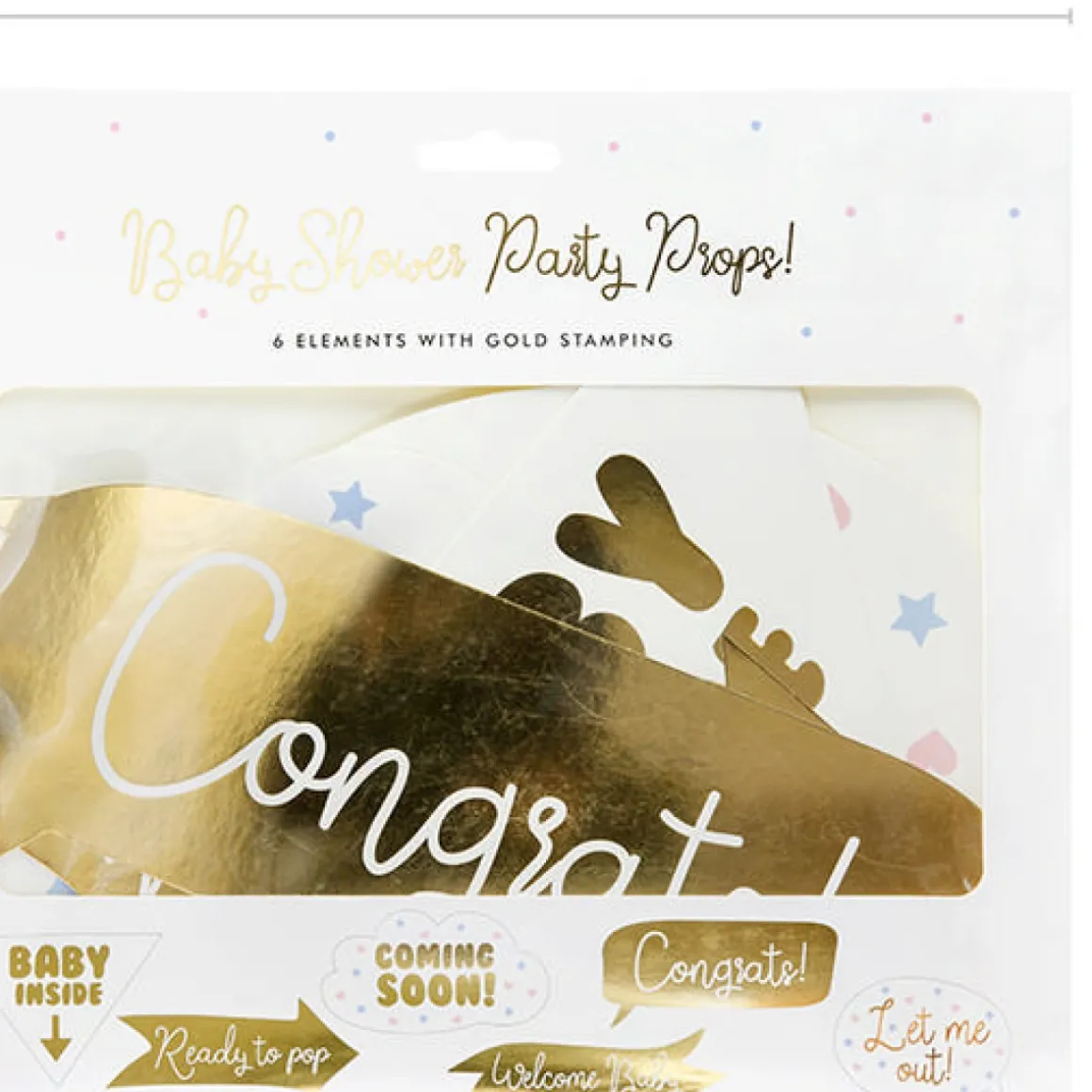 Babyshower Selfie Props