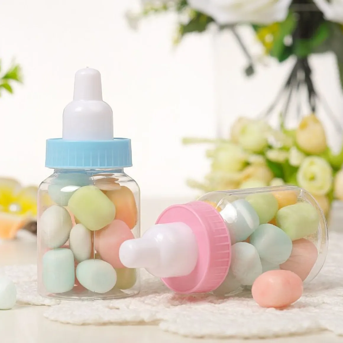 Babyshower Sutteflasker Lyserød