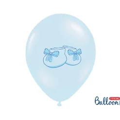 Babysko Latexballoner Lyseblå