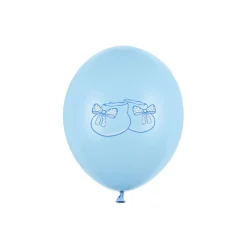 Babysko Latexballoner Lyseblå