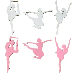 Ballerina Bordpynt Lyserød/Hvid