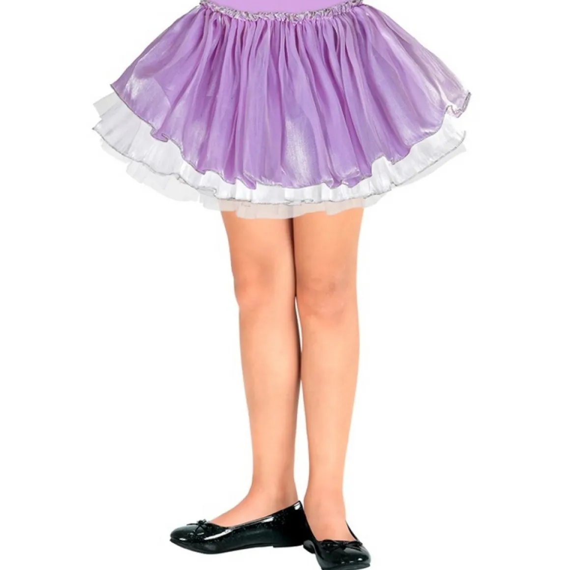 Ballet Tylskørt Lilla/Hvid