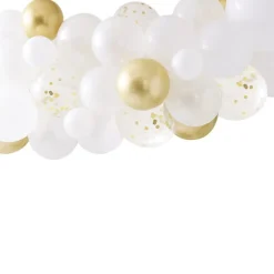 Ballonbue Krom Guld/Hvid