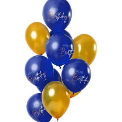 Ballonbuket Happy Birthday True Blue
