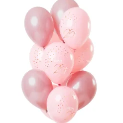 Ballonbuket 25 År Lush Blush