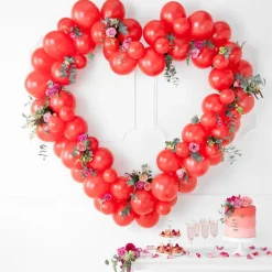 Balloner Pastel Poppy Red