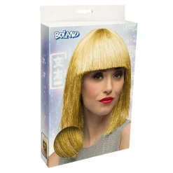 Bangs Glitter Paryk Guld