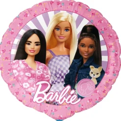 Barbie® Hjerte Folieballon Pink