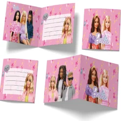 Barbie® Invitationer Lyserød