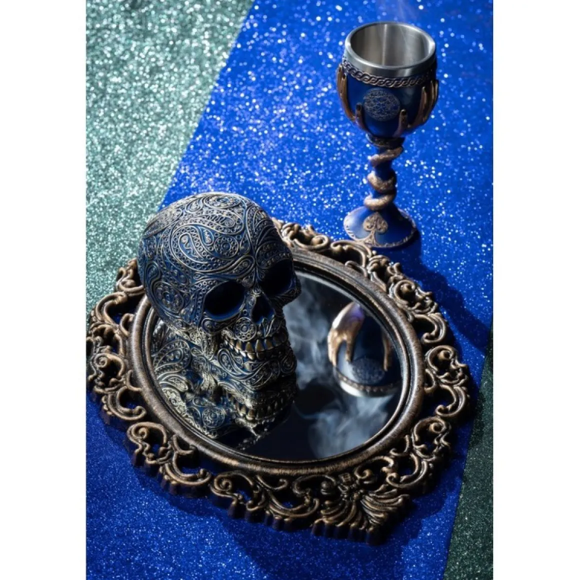Barokspejl Bronze