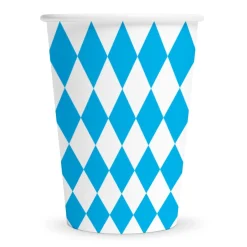 Bayern Papkrus Blå/Hvid