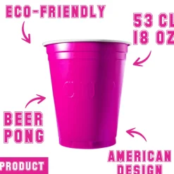 Beer Pong Kopper Pink