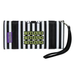Beetlejuice® Stribet Pung Sort/Hvid