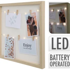 Billedramme Med LED Lys