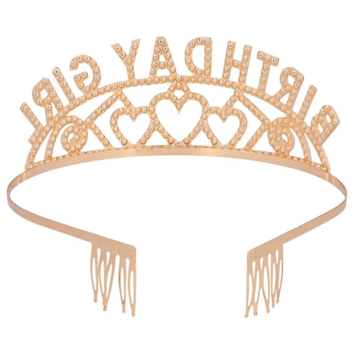 Birthday Girl Tiara Rosaguld