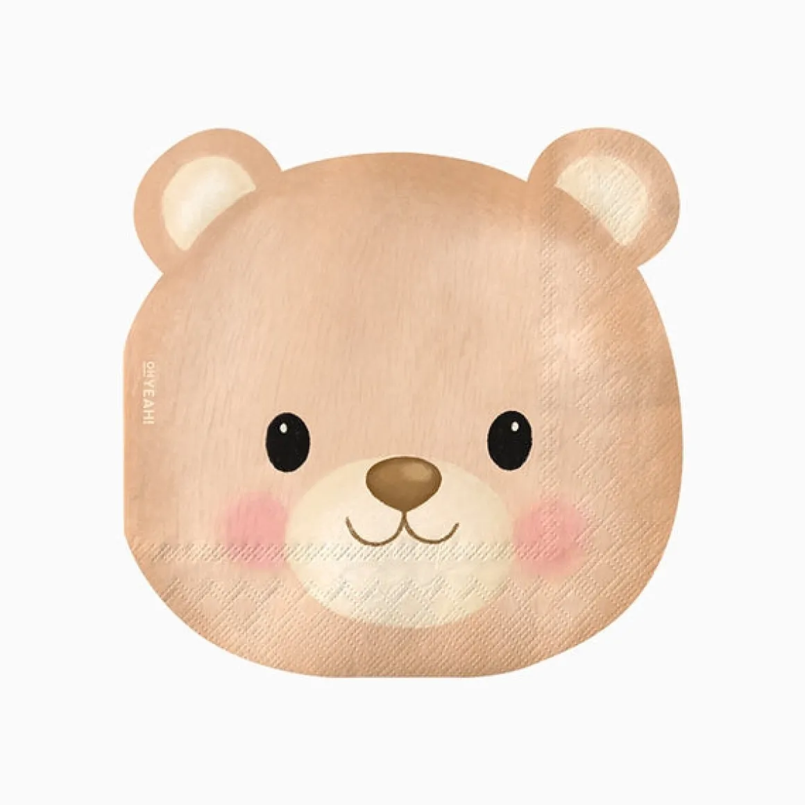 Bjørneansigt Servietter Beige