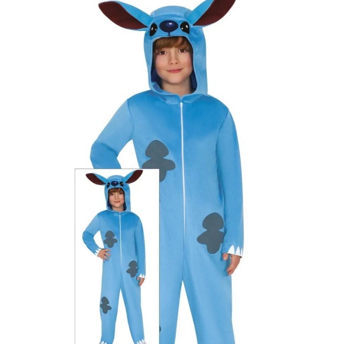 Blå Alien Børnekostume
