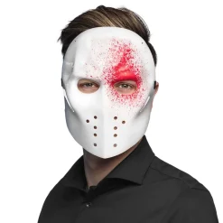 Blodig Killer Maske Hvid