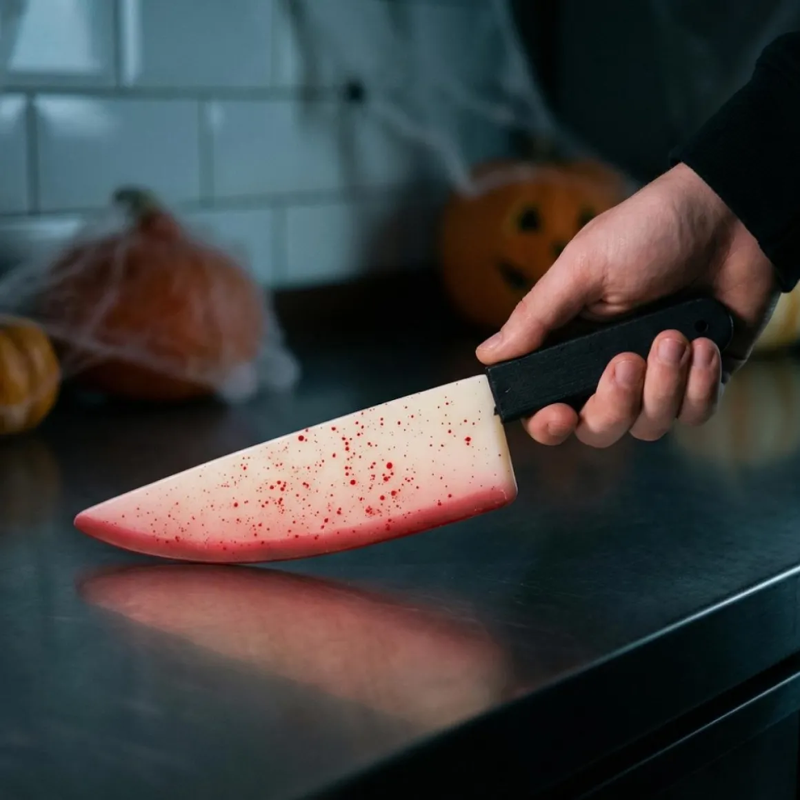 Blodig Legetøjs Køkkenkniv