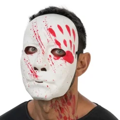 Blodig Maske Hvid