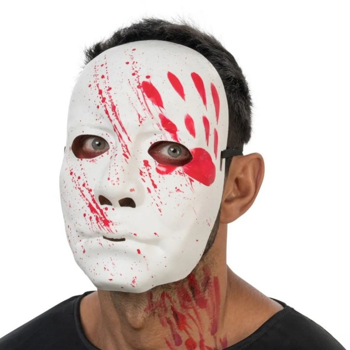 Blodig Maske Hvid