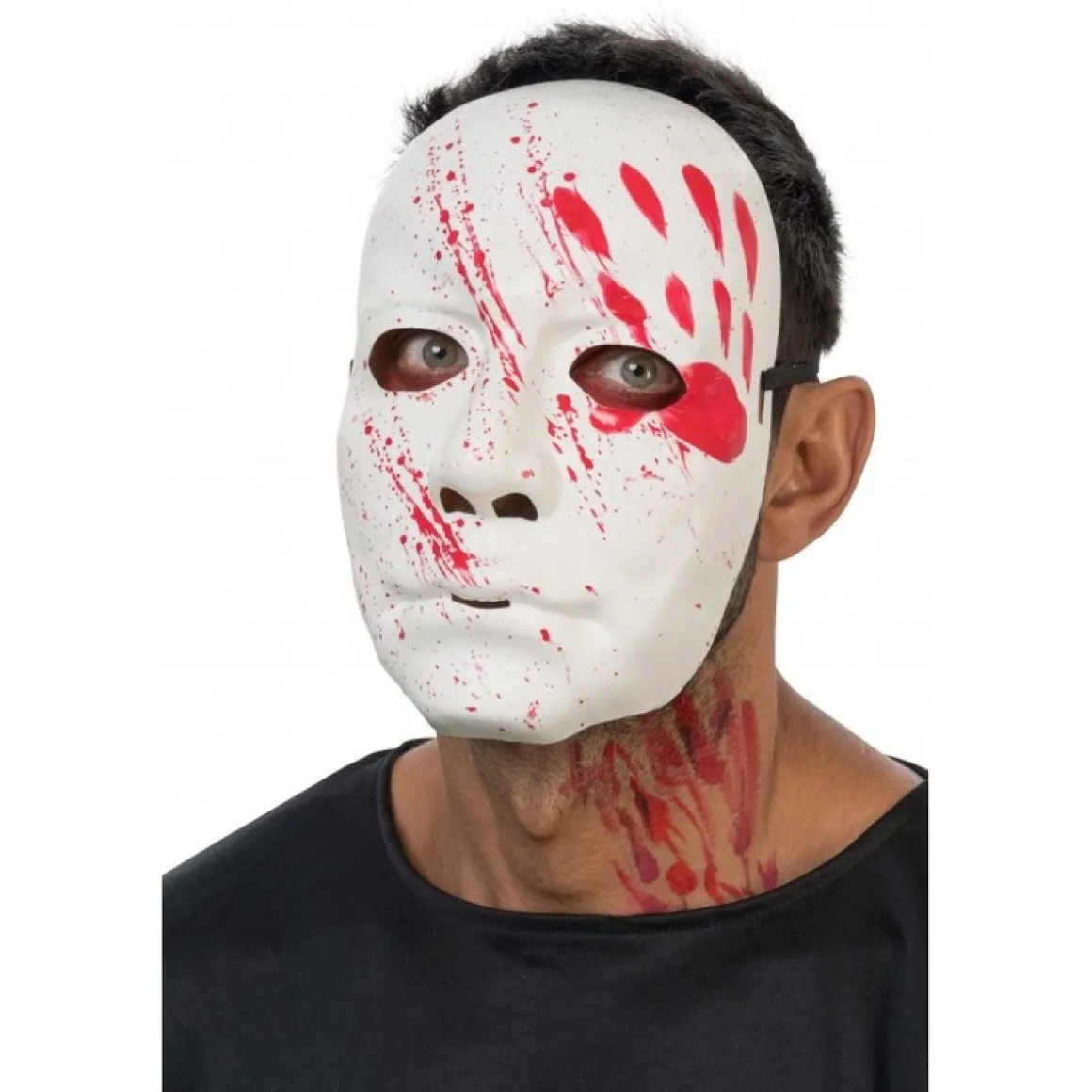 Blodig Maske Hvid